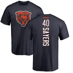 Gale Sayers Chicago Bears Men's Navy Pro Line Backer T-Shirt -