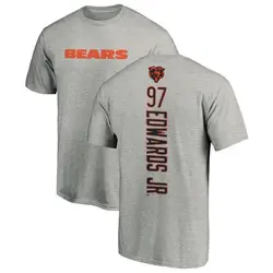 Mario Edwards Jr. Chicago Bears Men's Backer T-Shirt - Ash